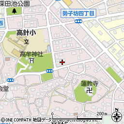 愛知県名古屋市名東区高針4丁目418周辺の地図