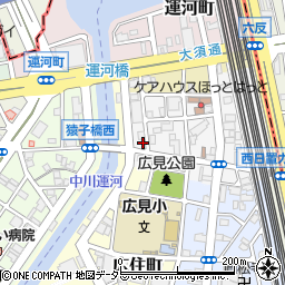 愛知県名古屋市中川区西日置町10丁目303周辺の地図