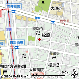 〒460-0017 愛知県名古屋市中区松原の地図