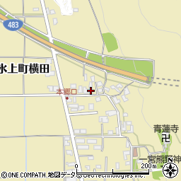兵庫県丹波市氷上町横田177周辺の地図