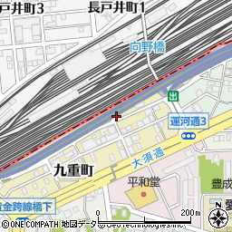愛知県名古屋市中川区九重町1周辺の地図