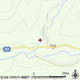 京都府南丹市日吉町中世木上ノ山周辺の地図
