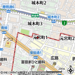 〒466-0851 愛知県名古屋市昭和区元宮町の地図