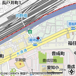 愛知県名古屋市中川区百船町29周辺の地図