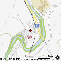 京都府南丹市日吉町殿田西小牧27周辺の地図