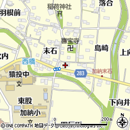 愛知県豊田市加納町末石3周辺の地図