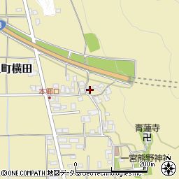 兵庫県丹波市氷上町横田230周辺の地図