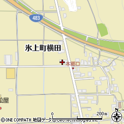 兵庫県丹波市氷上町横田155周辺の地図