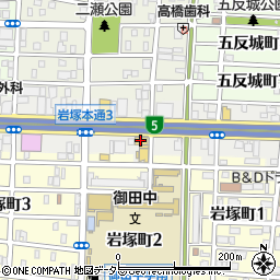愛知日産自動車岩塚店周辺の地図