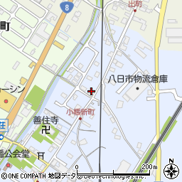 滋賀県東近江市五個荘小幡町780周辺の地図