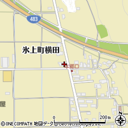 兵庫県丹波市氷上町横田156周辺の地図