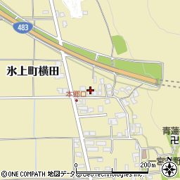 兵庫県丹波市氷上町横田174周辺の地図