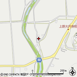 京都府船井郡京丹波町上野荒井根周辺の地図