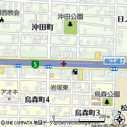 愛知県名古屋市中村区畑江通周辺の地図