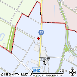 滋賀県東近江市勝堂町298周辺の地図
