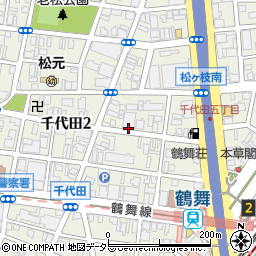 名鉄協商千代田第１３駐車場周辺の地図