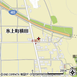 兵庫県丹波市氷上町横田172周辺の地図