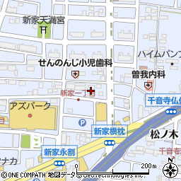 １００円ショップオレンジ千音寺店周辺の地図