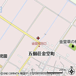 滋賀県東近江市五個荘金堂町1003周辺の地図