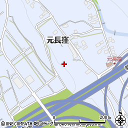 静岡県駿東郡長泉町元長窪周辺の地図
