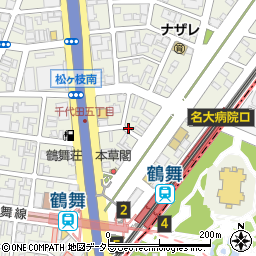リパーク名古屋千代田５丁目駐車場周辺の地図