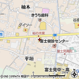 サガミ富士柚木店周辺の地図