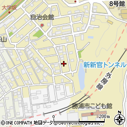 千葉県勝浦市新官966-20周辺の地図