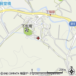 滋賀県大津市伊香立下龍華町349周辺の地図