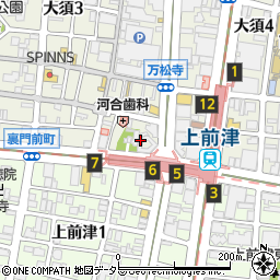 三井住友銀行上前津支店周辺の地図