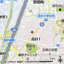 愛知県名古屋市名東区高針1丁目707周辺の地図