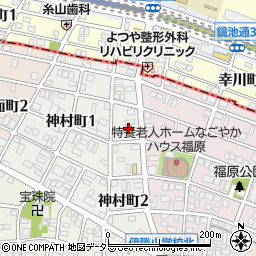 愛知県名古屋市昭和区神村町2丁目周辺の地図