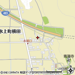 兵庫県丹波市氷上町横田177-2周辺の地図