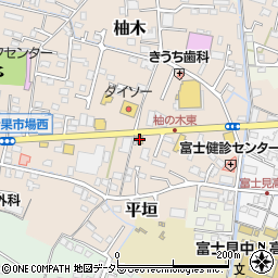 伝丸富士柚木店周辺の地図