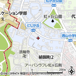 名古屋市にじが丘保育園周辺の地図