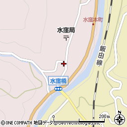 静岡県浜松市天竜区水窪町奥領家2491周辺の地図