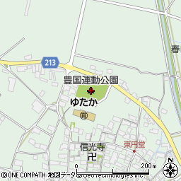 豊国運動公園周辺の地図