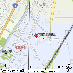 滋賀県東近江市五個荘小幡町536-3周辺の地図