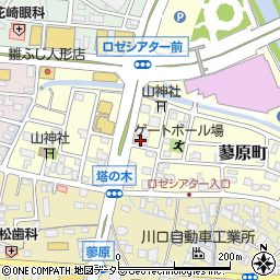 線安商店富士店周辺の地図