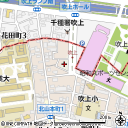 愛知県名古屋市昭和区御器所町吹上周辺の地図