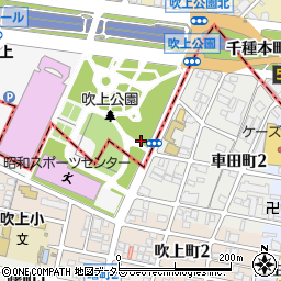 吹上公園トイレ２周辺の地図