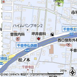 坪井歯科医院周辺の地図