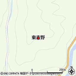 岡山県美作市東青野周辺の地図