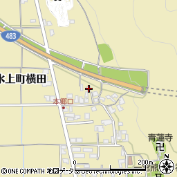 兵庫県丹波市氷上町横田183周辺の地図