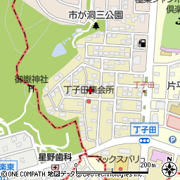 愛知県長久手市丁子田周辺の地図