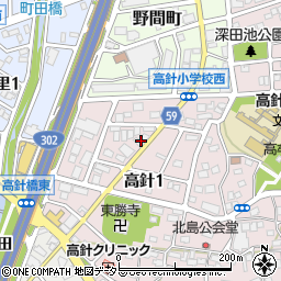 愛知県名古屋市名東区高針1丁目705周辺の地図