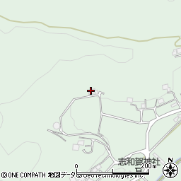 京都府南丹市日吉町志和賀（西谷）周辺の地図