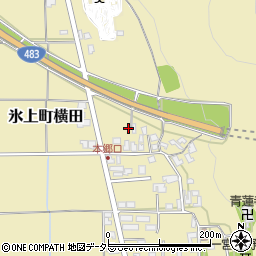 兵庫県丹波市氷上町横田174-3周辺の地図