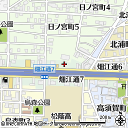 ホープチャーチ名古屋周辺の地図