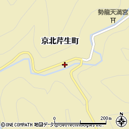 京都府京都市右京区京北芹生町（芹生）周辺の地図
