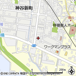 富士神谷簡易郵便局周辺の地図